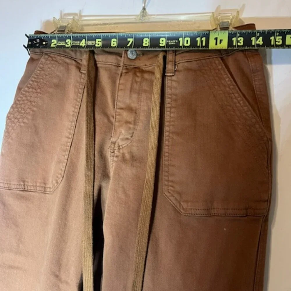 Judy Blue High Waist Garment Dyed Carmel  Jogger Denim Jeans 88857‎ Sz 5/27
